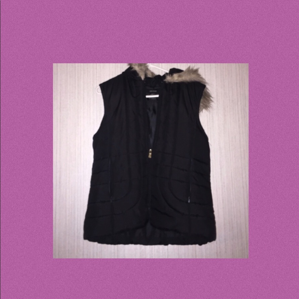 Black Puffer Vest